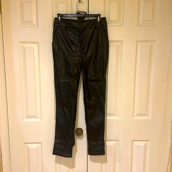 NWT Like the Moon faux leather pants with belt. Perfect for date night😊 - Picture 1 of 6